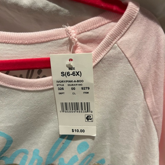 Barbie Tshirt new with tags sz6 - Picture 3 of 5